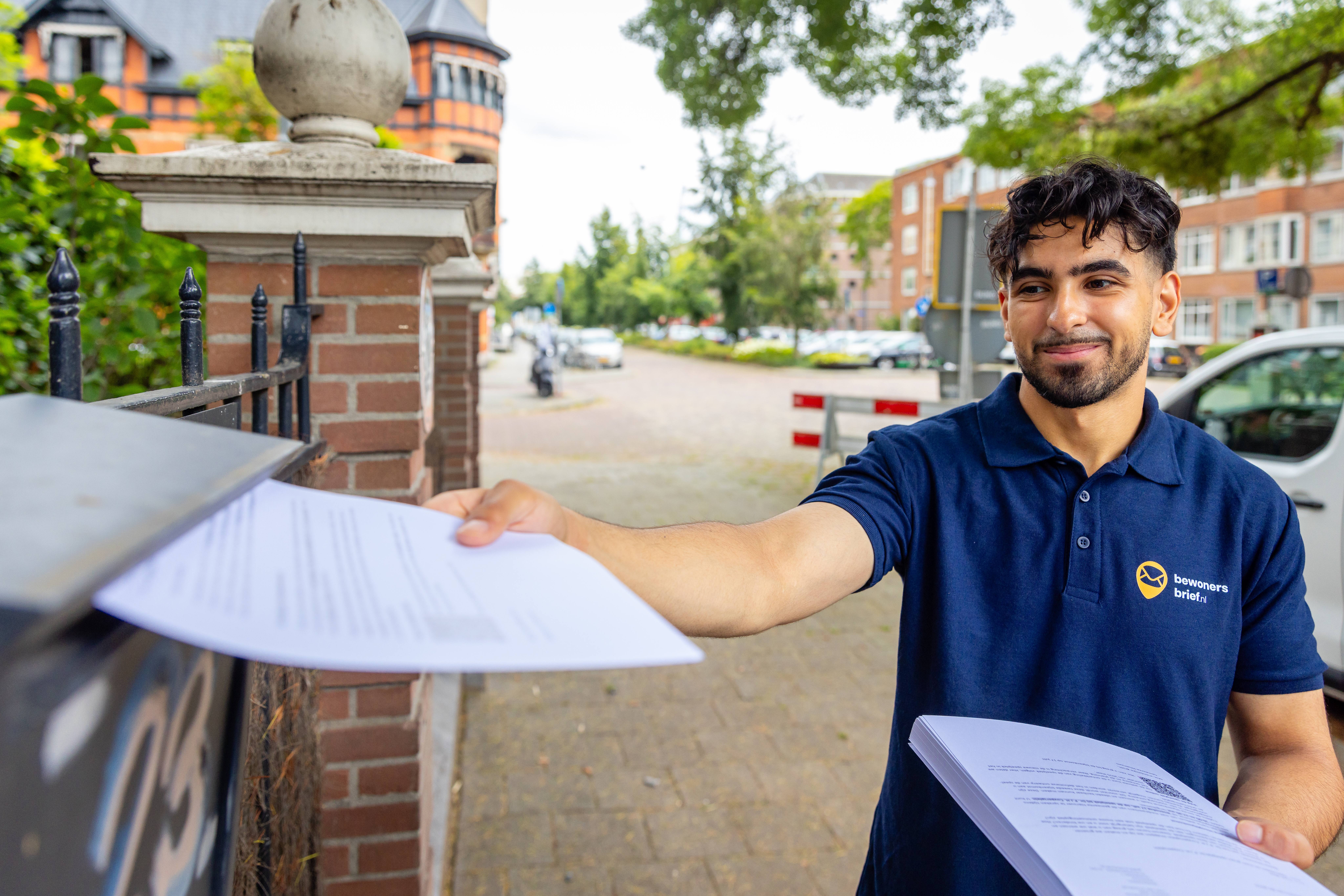 Bezorger van Bewonersbrief.nl bezorgt bewonersbrieven in de buurt